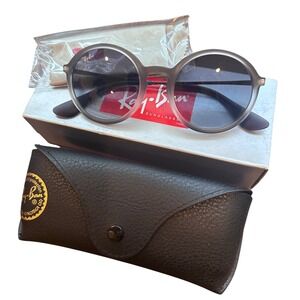 NEW Ray-Ban RB4243 Grey Rubber Bordeaux Gunmetal Polarized Sunglasses w Case Box